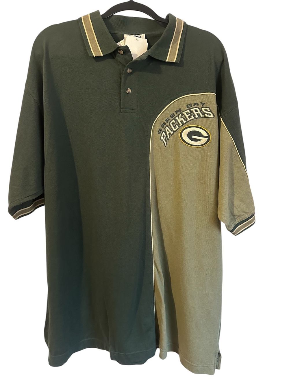 Vintage Lee Green Bay Packers polo shirt men’s xl new with tags